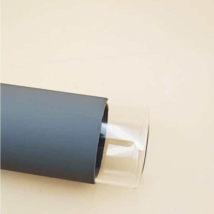 Premium Reusable Glass Tumbler with Straw – 480ml